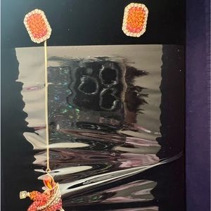 Swarovski Square Stud Earrings